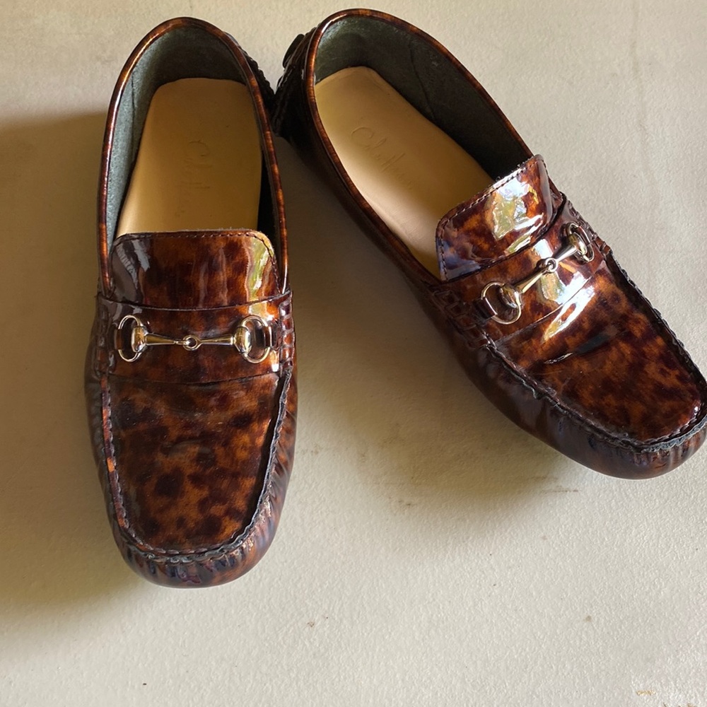 Cole Haan Shelby driven‎ loafers color tortoises  size 7